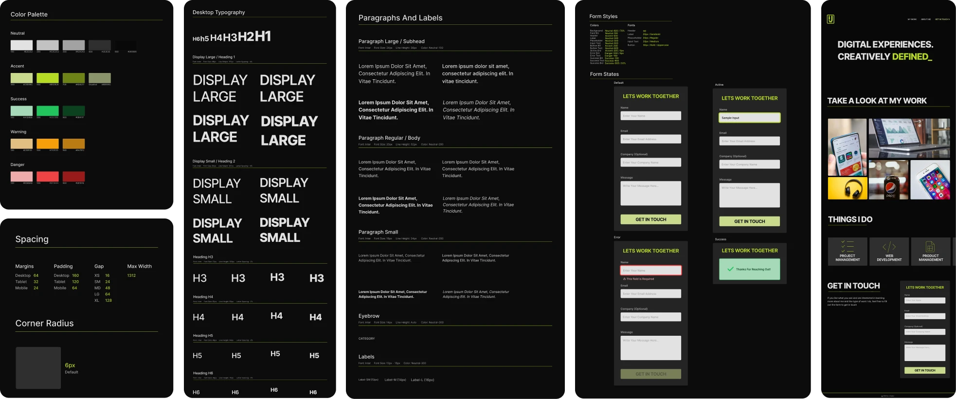 First Phase of the Design in Figma